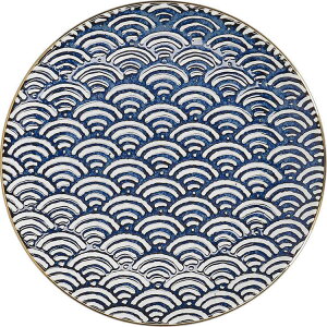《Mikasa》瓷製淺餐盤(大浪紋22cm) | 餐具 器皿 盤子