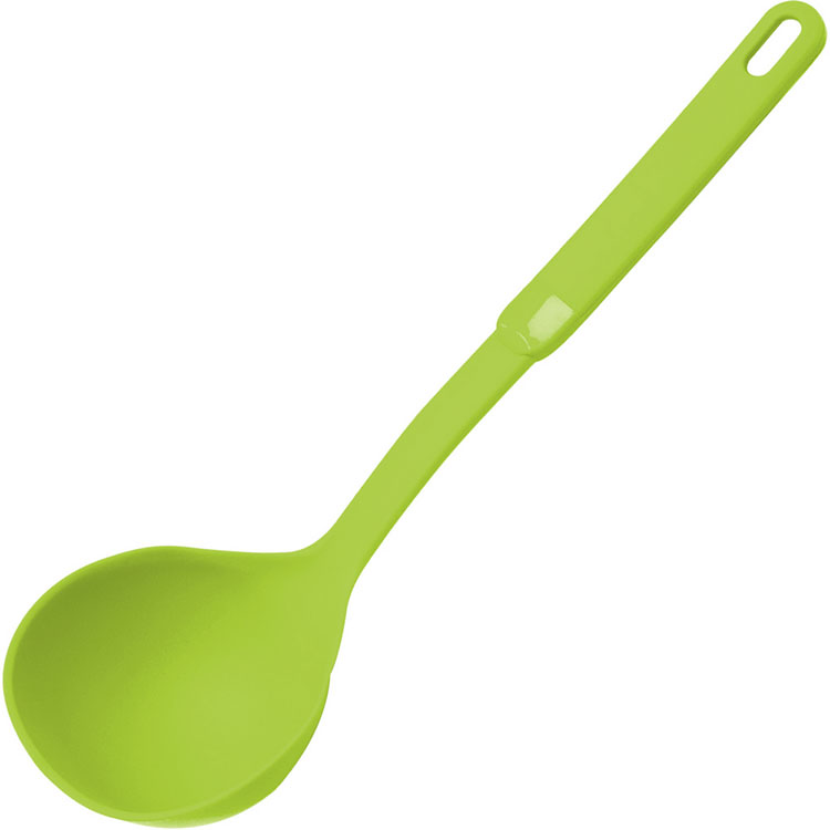 《GHIDINI》簡約湯杓(綠28.5cm) | 料理匙 攪拌杓 攪拌勺 湯匙