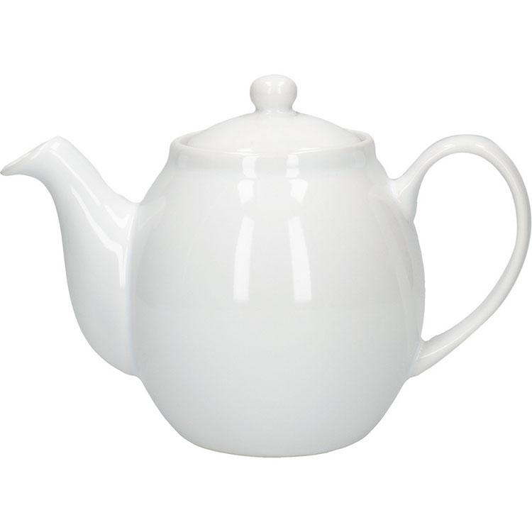 《LondonPottery》陶製茶壺(白500ml) | 泡茶 下午茶 茶具【領券滿額再折千9/30止】