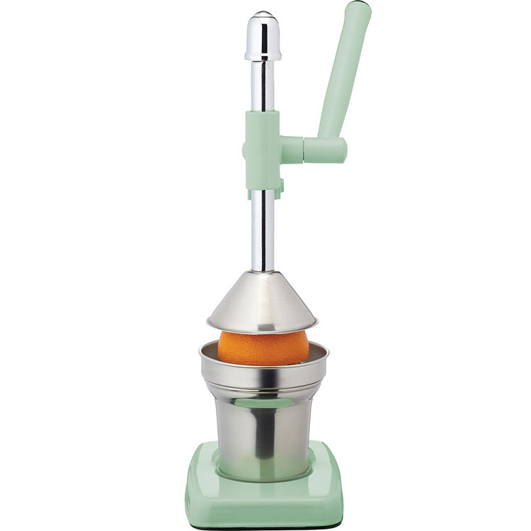 《KitchenCraft》復古過濾榨汁機(淺綠) | 手壓榨汁器 手動榨汁機