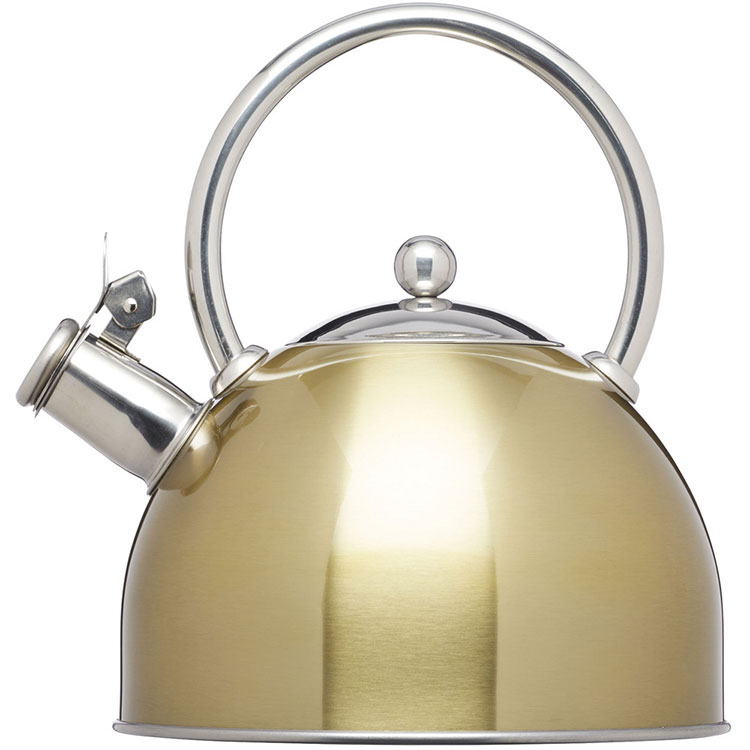 《LeXpress》不鏽鋼笛音壺(黃銅1.4L) | 煮水壺 燒水壺
