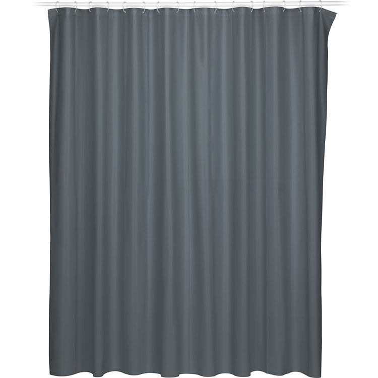 《KELA》Largo防水浴簾(黑120cm) | 乾溼分離 浴室隔簾