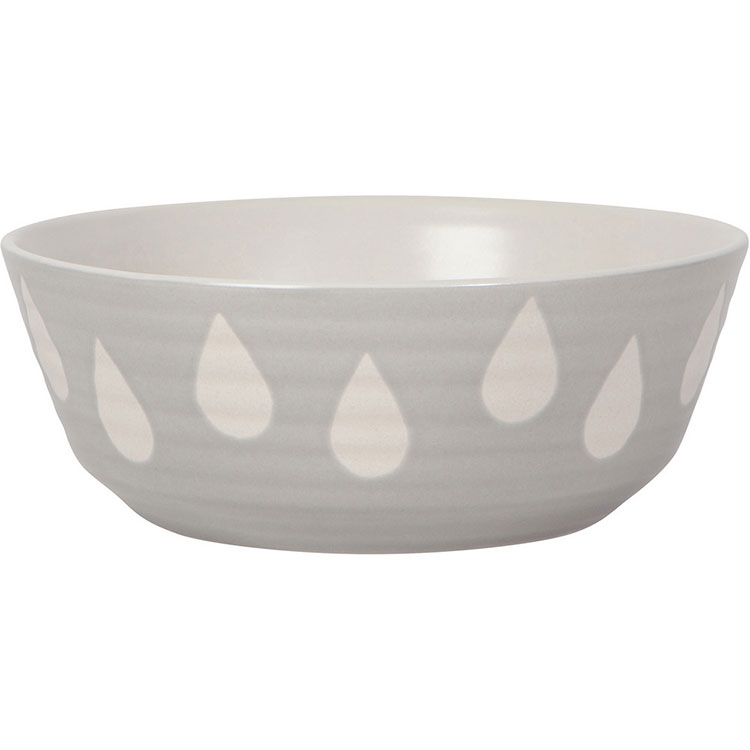 《Danica》陶瓷餐碗(水滴灰15.5cm) | 飯碗 湯碗