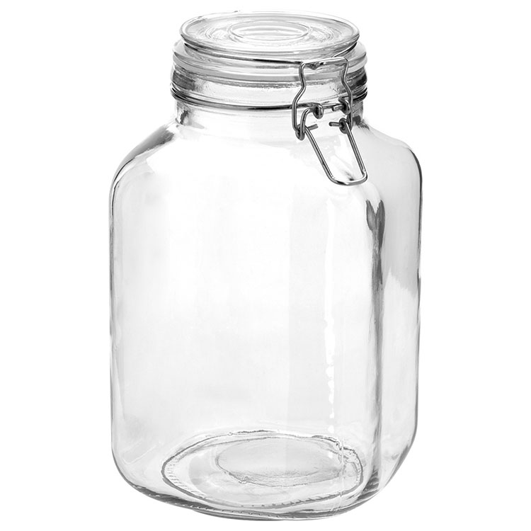 《Anchor》扣式玻璃密封罐(3L) | 保鮮罐 咖啡罐 收納罐 零食罐 儲物罐