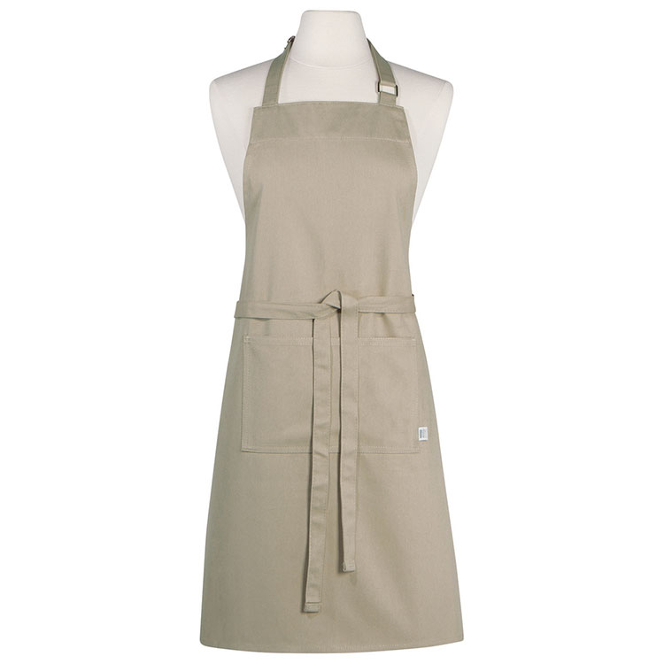 《NOW》平口單袋圍裙(卡其) | 廚房圍裙 料理圍裙 烘焙圍裙