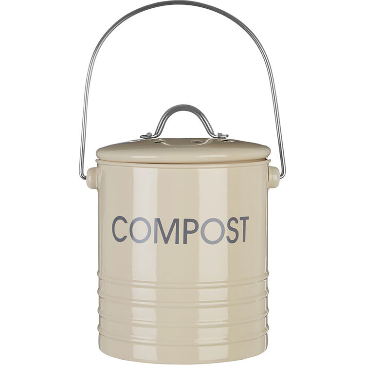 《Premier》提式廚餘桶(米2L) | 回收桶 垃圾桶 收納桶 餿水桶
