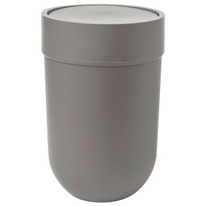 《Umbra》Touch搖擺蓋垃圾桶(棕灰6L) | 回收桶 廚餘桶