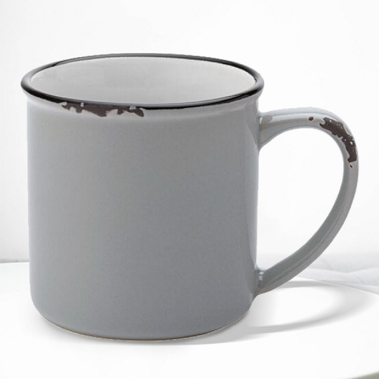 《Utopia》復古石陶馬克杯(灰280ml) | 水杯 茶杯 咖啡杯