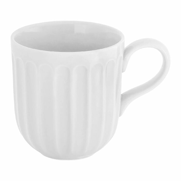 《VEGA》Belcolore瓷製馬克杯(白340ml) | 水杯 茶杯 咖啡杯