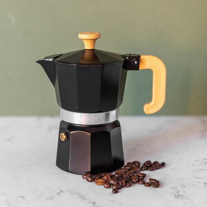 《La Cafetiere》義式摩卡壺(黑3杯) | 濃縮咖啡 摩卡咖啡壺