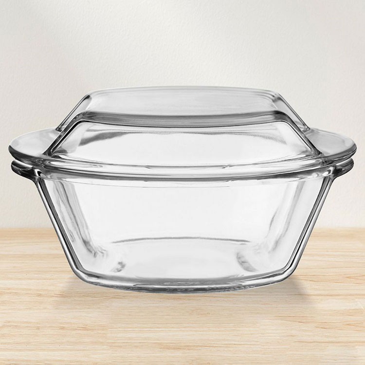 《Premier》附蓋玻璃深烤盤(16cm) | 玻璃烤盤