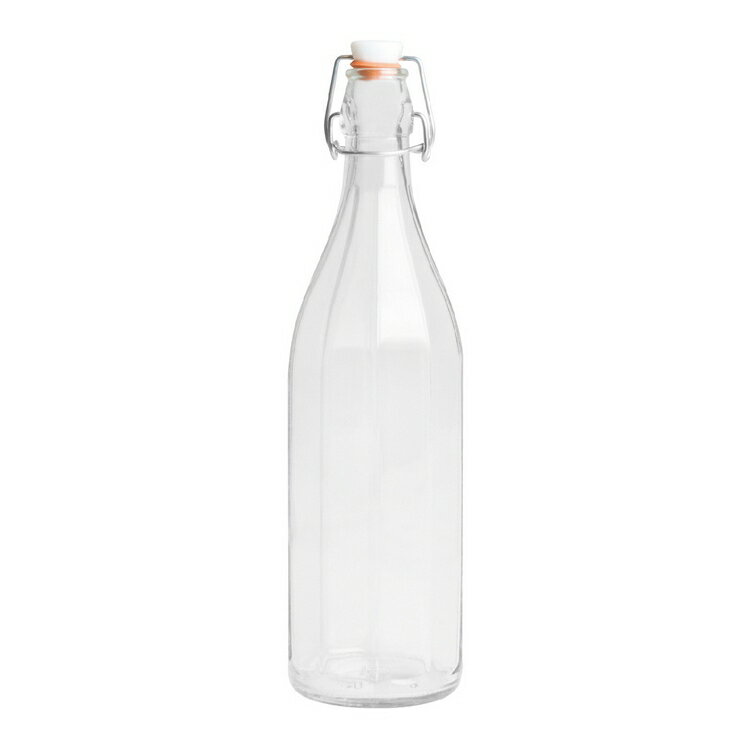 《EXCELSA》扣式密封玻璃水瓶(直紋1L) | 水壺