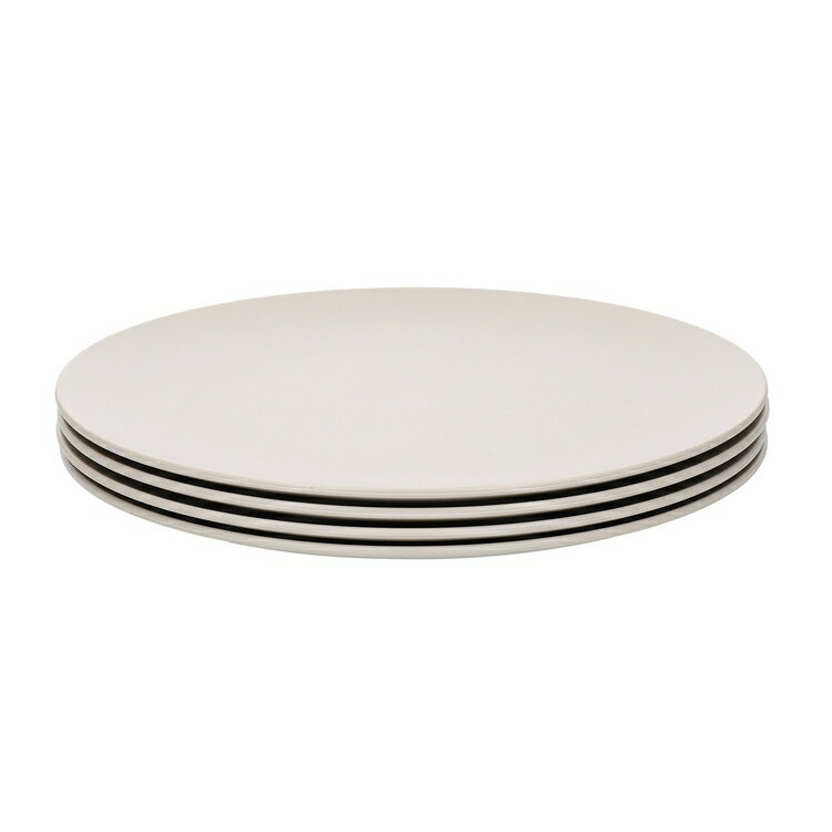 《Natural Elements》餐盤4入(灰棕20cm) | 餐具 器皿 盤子
