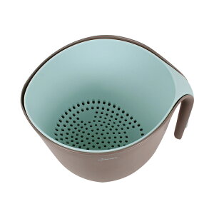 《Luigi Ferrero》Norsk瀝水籃+洗滌籃(藍棕) | 瀝水盆