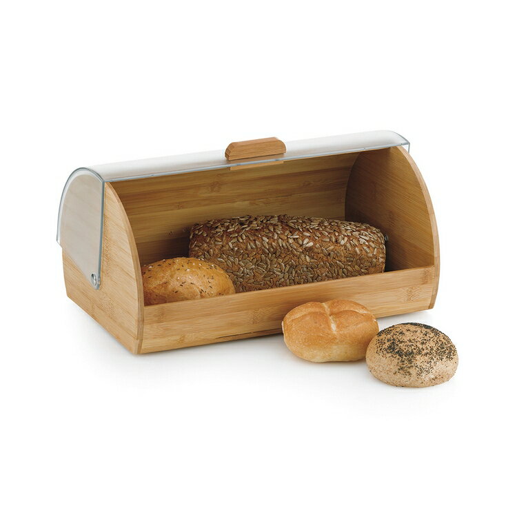《KELA》竹製掀蓋麵包盒 | 麵包收納籃 食物盒
