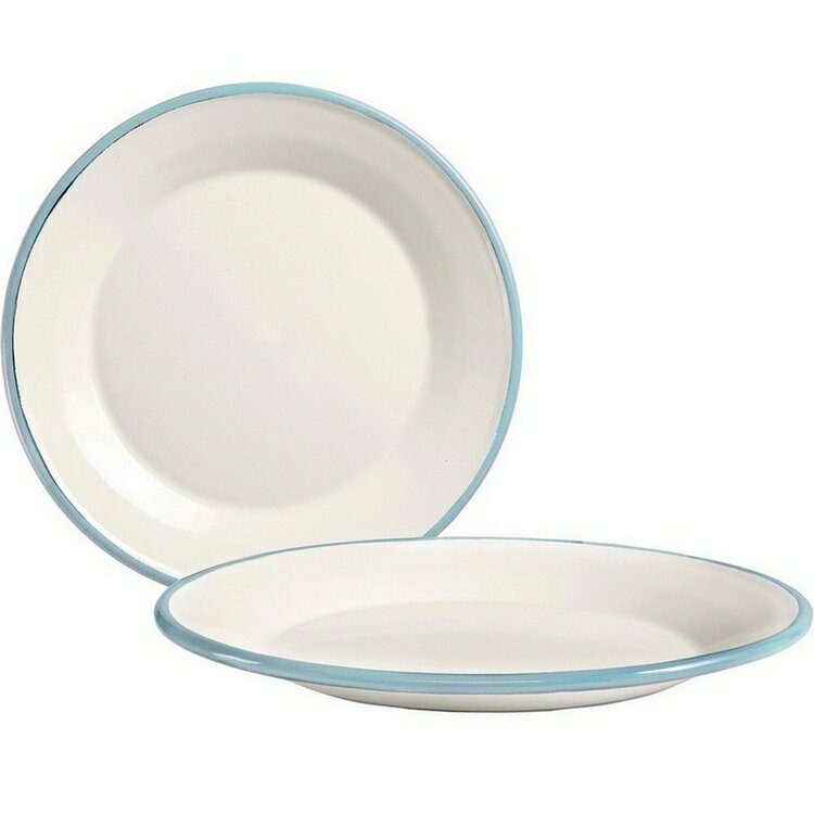 《ibili》琺瑯深餐盤(淡藍23cm) | 餐具 器皿 盤子