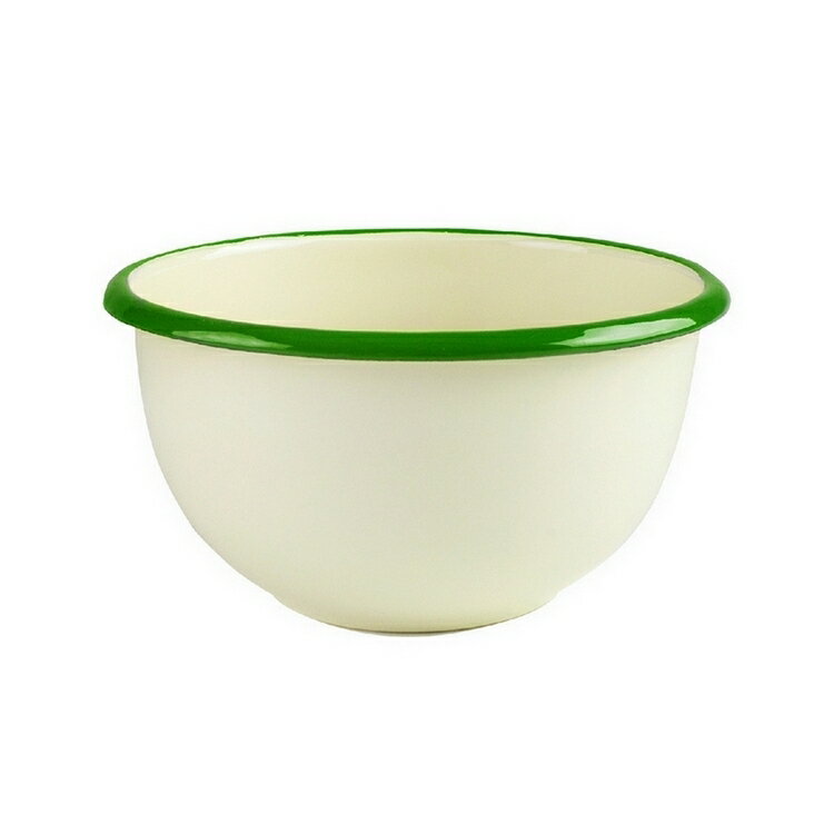 《ibili》琺瑯餐碗(米綠14cm) | 飯碗 湯碗