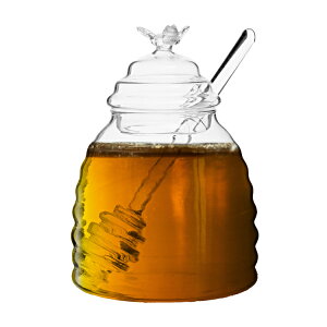《Premier》Maison蜂蜜攪拌棒+玻璃調味罐(450ml) | 調味瓶