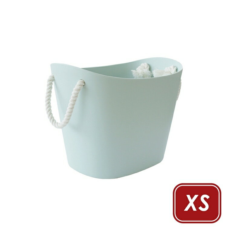 《八幡化成》棉繩收納籃(薄荷綠XS) | 整理籃 置物籃 儲物箱