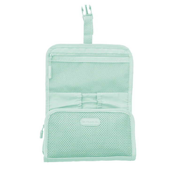 《TRAVELON》Pi扣式3C線材收納包(冰薄荷) | 充電器 線材收納包 行動電源 首飾收納袋 旅行小包