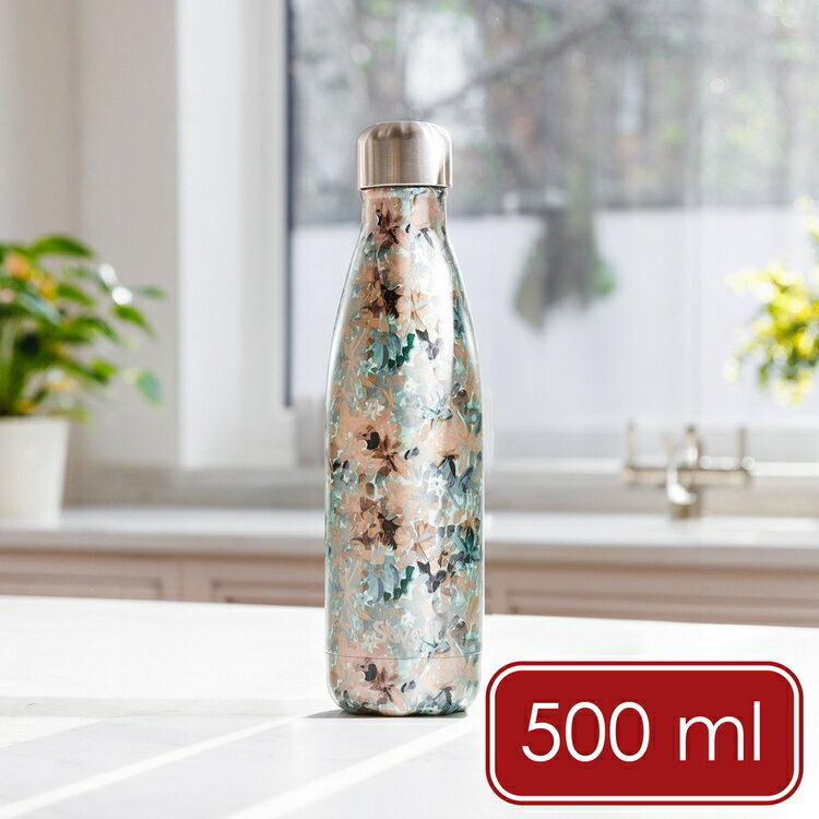 《S'well》Original流線不鏽鋼保溫瓶(錦簇斑斕500ml) | 水壺 水瓶 保溫杯 運動水壺 環保杯 隨行杯