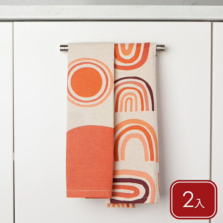 《danica》擦拭布2入(夕山光輝71x45cm) | 廚房抹布 清潔布 擦拭布 茶巾
