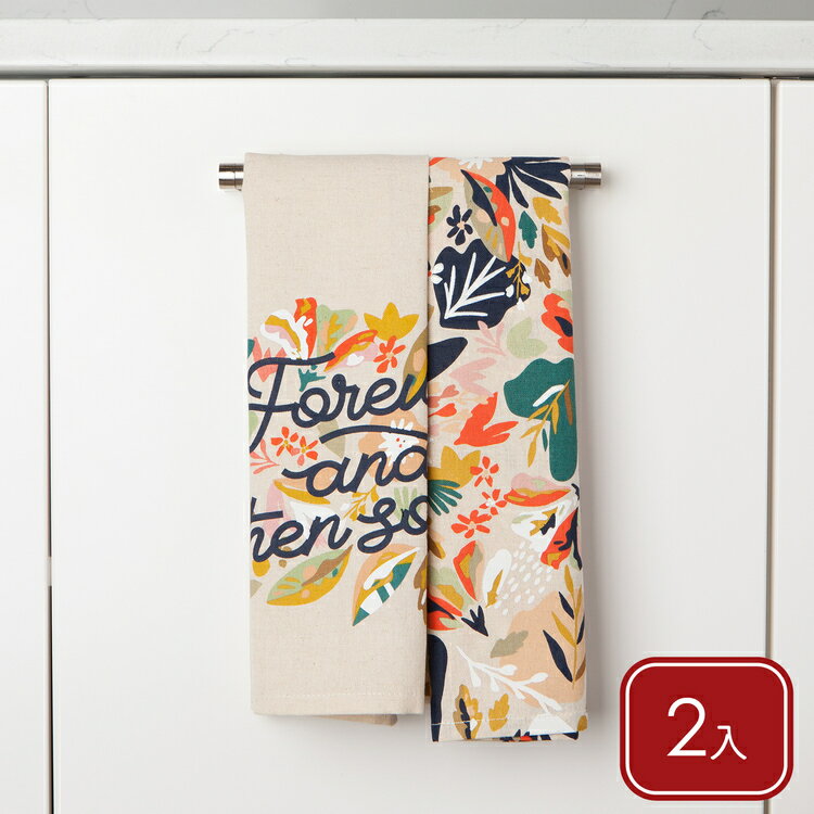《danica》擦拭布2入(盛放花期71x45cm) | 廚房抹布 清潔布 擦拭布 茶巾