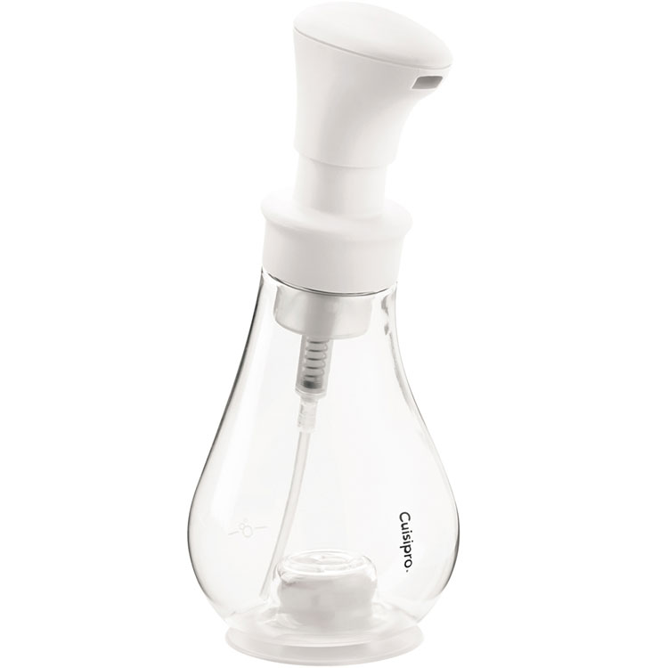 《CUISIPRO》吸盤泡沫洗手乳罐(白) | 按壓瓶 分裝瓶 乳液瓶 沐浴乳罐