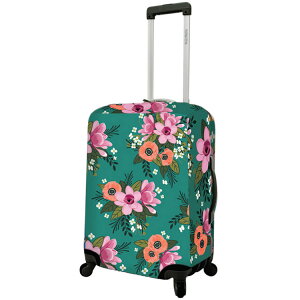 《DQ&CO》20吋行李箱套(花漾綠) | 行李防塵袋 收納袋