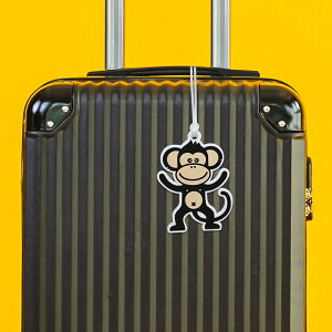 《DQ&CO》Tag Q 行李箱掛牌(小猴) | 行李吊牌 識別吊牌 登機牌 姓名牌