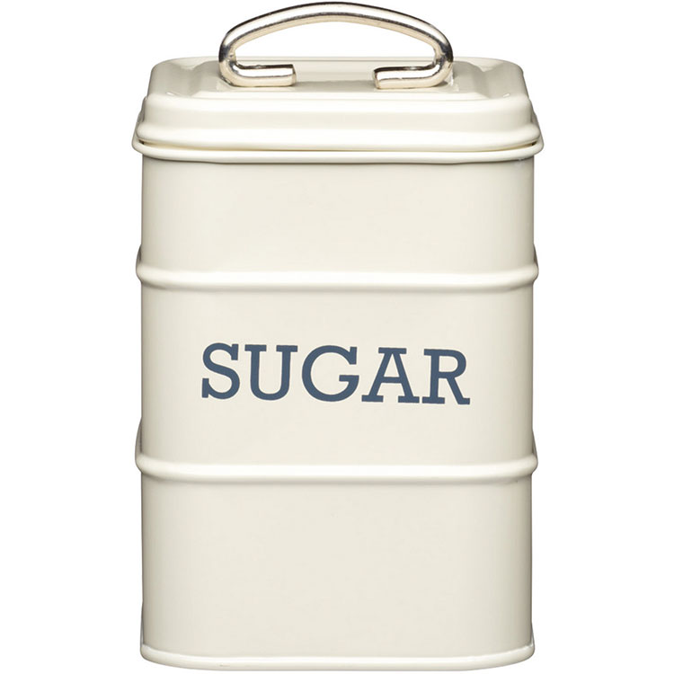 《KitchenCraft》復古糖收納罐(奶油黃) | 收納瓶 儲物罐 零食罐
