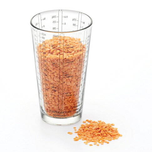《KitchenCraft》可微波玻璃量杯(425ml) | 刻度量杯 0