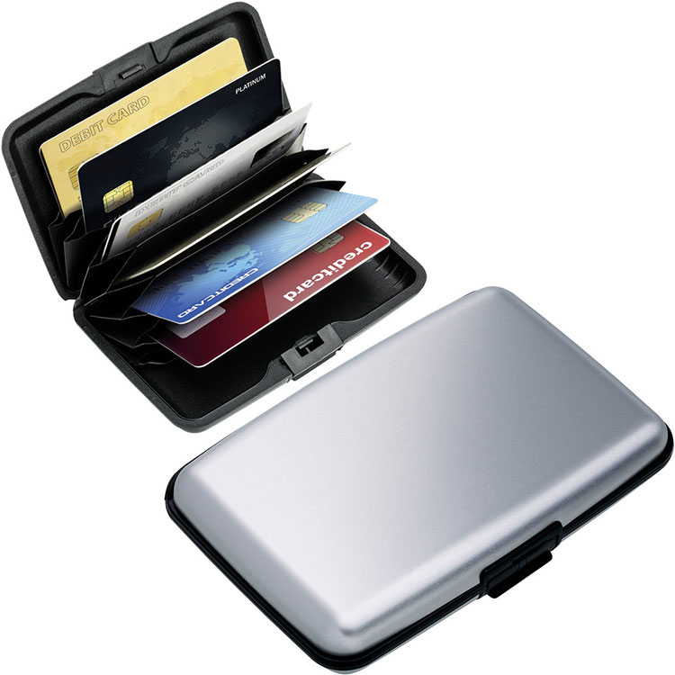 《REFLECTS》RFID硬殼防護證件卡片盒(霧銀) | 卡片夾 識別證夾 名片夾 RFID辨識