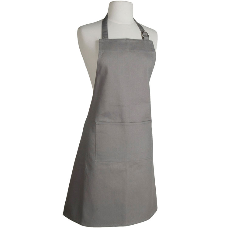 《NOW》平口單袋圍裙(灰) | 廚房圍裙 料理圍裙 烘焙圍裙