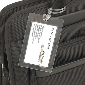 《TRAVELON》自黏式行李箱掛牌(3入) | 行李吊牌 識別吊牌 登機牌 姓名牌