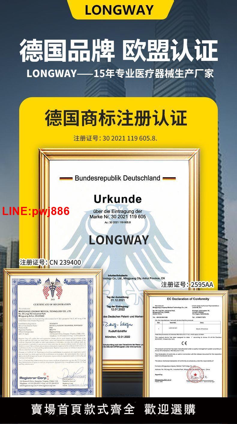 {台灣公司 可開發票}德國品牌電動輪椅老年人殘疾人折疊輕便智能全自動四輪代步輪椅車 7