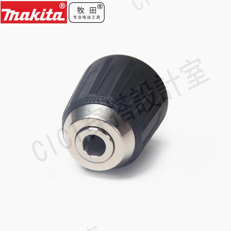 日本牧田充電鉆HP332夾頭HP0300手電鉆配件自鎖夾頭快速夾頭【亞德機械五金家居】 2