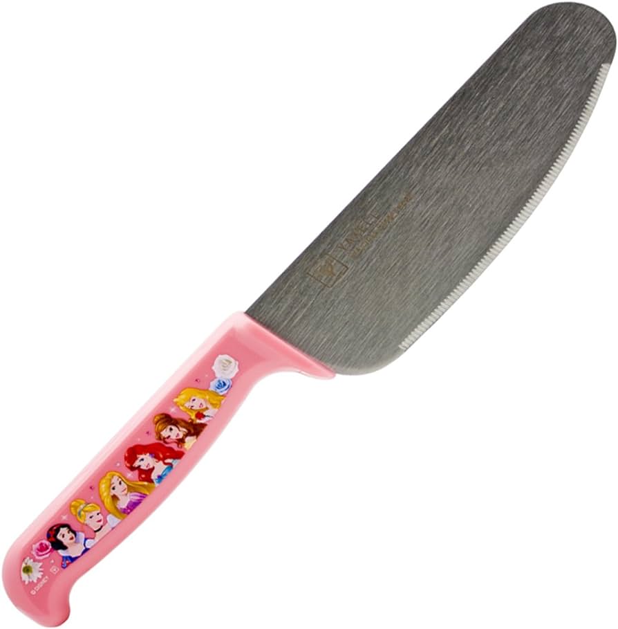 日本製 YAXELL 迪士尼 兒童用安全菜刀-公主 不鏽鋼菜刀 學習菜刀 安全包丁＊夏日微風＊