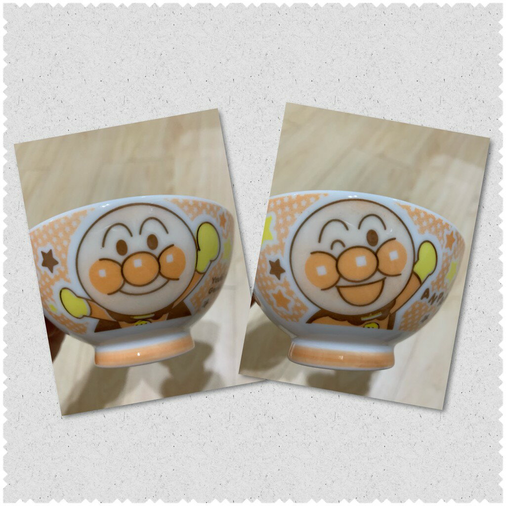 日本製 KIDS アンパンマン 《麵包超人》 Anpanman 茶碗 / 飯碗 /高腳防燙/卡通，現貨快速出貨