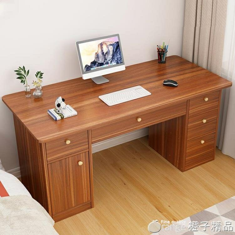 電腦桌台式家用簡易書桌簡約現代寫字桌臥室辦公桌經濟型小書桌子 【麥田印象】