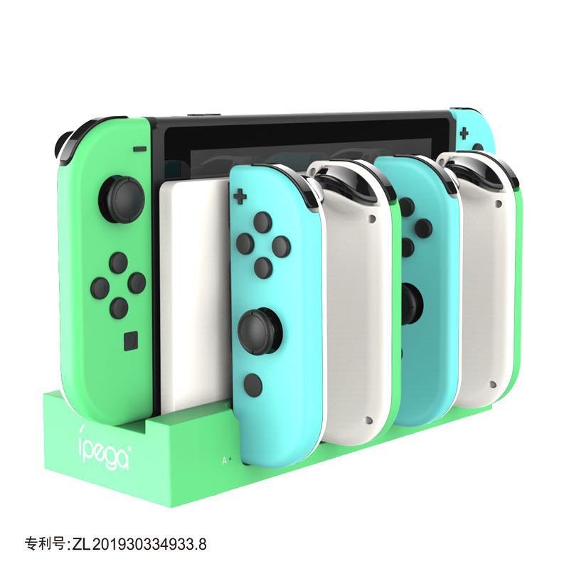 Switch手柄座充NS Joy-Con左右小手柄充電底座充電器4充PG-9186