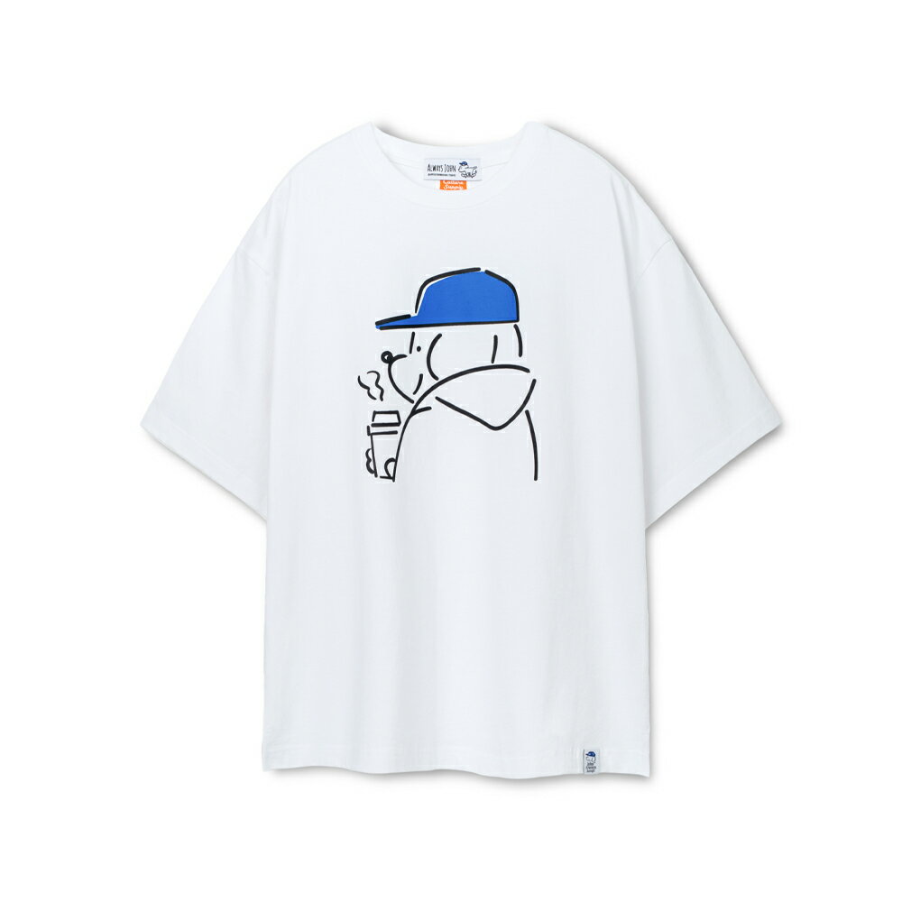 【全館滿額折】 FILTER017｜ALWAYS JOHN®｜Good Day Tee 白色 短袖 男女款 H6200【新竹皇家】