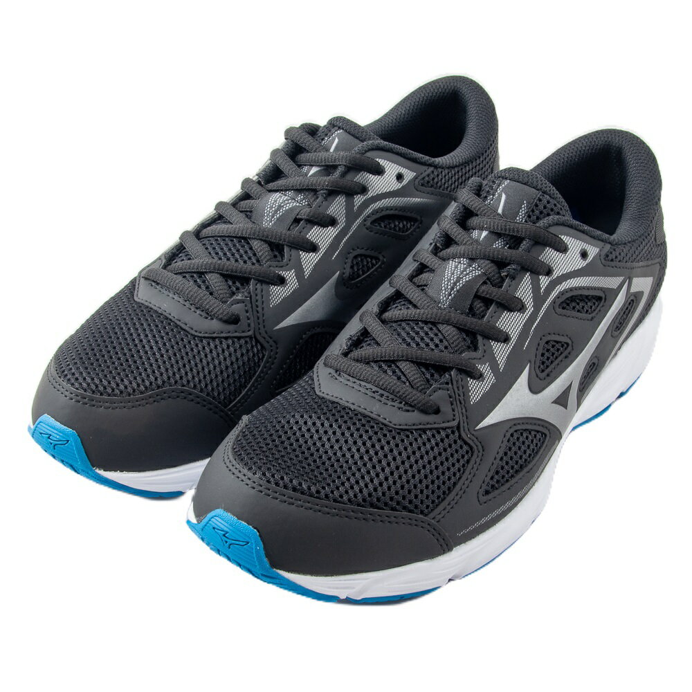 美津濃 Mizuno Spark 7 男 慢跑鞋 運動 路跑 基本款 舒適 透氣 黑/藍 K1GA220351 現貨
