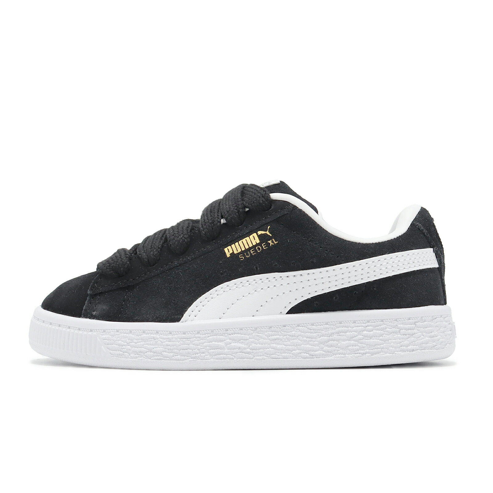 Puma 休閒鞋 Suede XL PS 中童鞋 黑 白 麂皮 經典 小朋友 板鞋 39657802