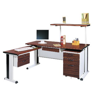 【 IS空間美學】BKD160L主管桌(含上架/整組)(2023-B-188-1) 辦公桌/職員桌/辦公家具/電腦桌