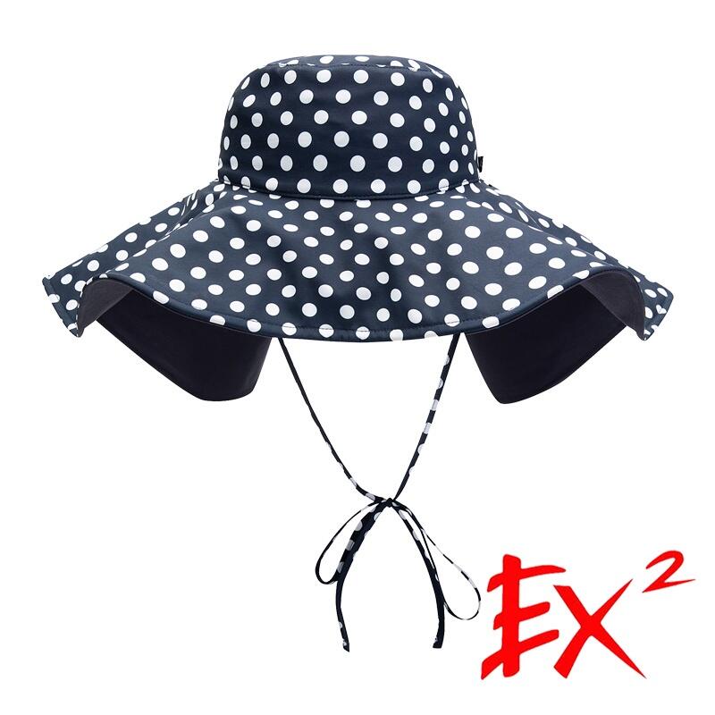 【EX2德國】輕旅行雙面大帽簷帽『黑』367096