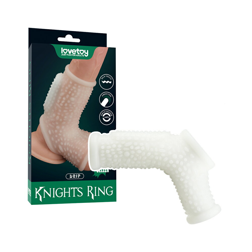 震動環 持久環 鎖精環 Lovetoy 騎士陰囊可套式震動套【本商品含有兒少不宜內容】