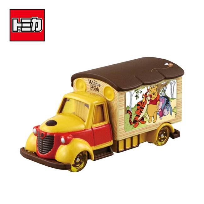 【日本正版】TOMICA 小熊維尼 宣傳車 維尼 Winnie Disney Motors 多美小汽車 - 114130