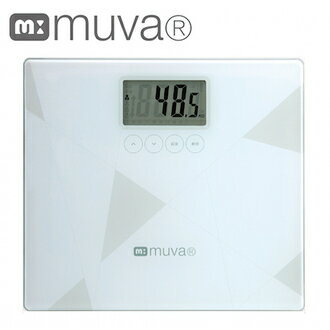 體重計SA5403WH[典雅白]MUVA健康幾何學BMI電子體重機