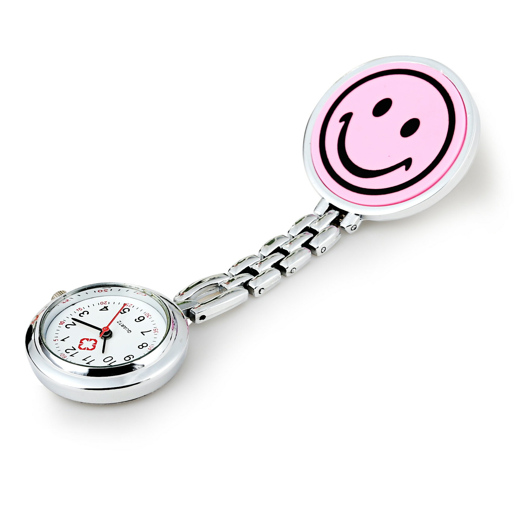 護士錶 護士錶可愛胸錶女掛錶夾式防水耐用電子數字簡約男學生考試用懷錶『CM398245』
